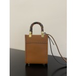 FENDI Logo embossed tortoiseshell portable crossbody cute